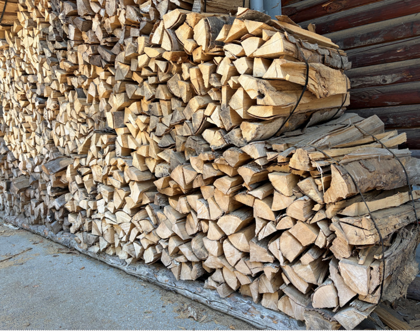 Image de Bois de feu feuillu dur vert - Stère